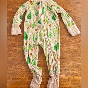 Little Sleepies Green and Cream Baby Outfit